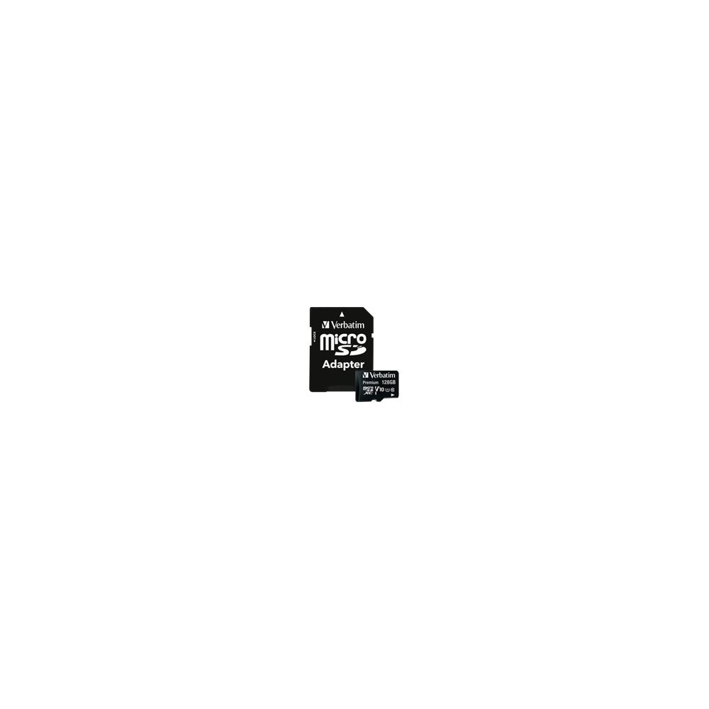 Produktbild för Verbatim Premium - flash-minneskort - 128 GB - mikroSDXC UHS-I