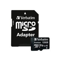 Produktbild för Verbatim Premium - flash-minneskort - 128 GB - mikroSDXC UHS-I