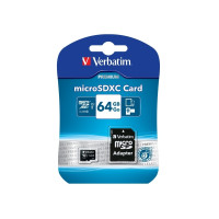 Produktbild för Verbatim Premium 64 GB MicroSDXC Klass 10