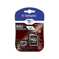 Produktbild för Verbatim Premium 64 GB MicroSDXC Klass 10
