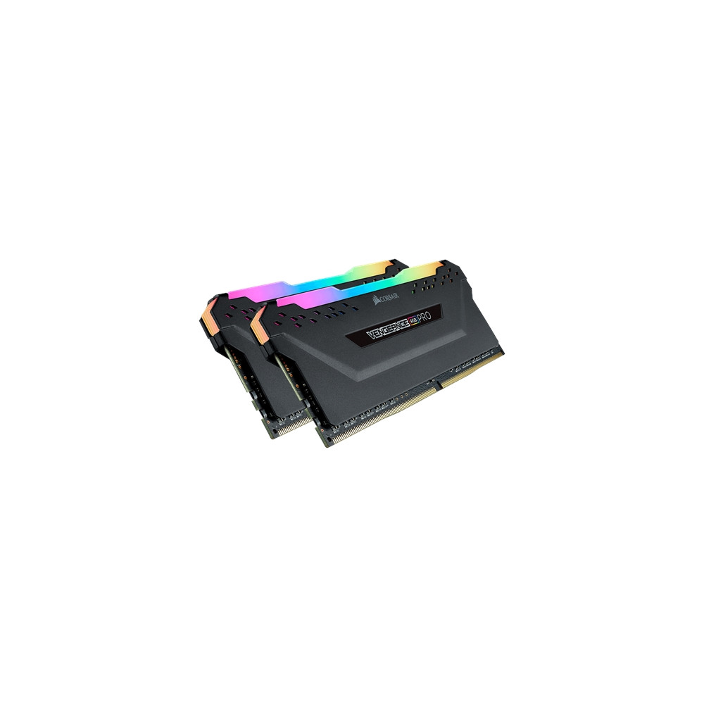Produktbild för CORSAIR Vengeance RGB PRO - DDR4 - sats - 16 GB: 2 x 8 GB - DIMM 288-pin / PC4-25600 - ej buffrad
