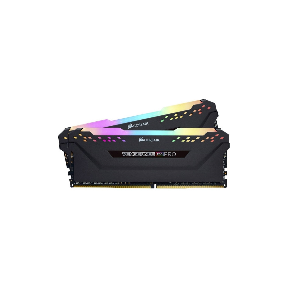Produktbild för CORSAIR Vengeance RGB PRO - DDR4 - sats - 16 GB: 2 x 8 GB - DIMM 288-pin / PC4-25600 - ej buffrad