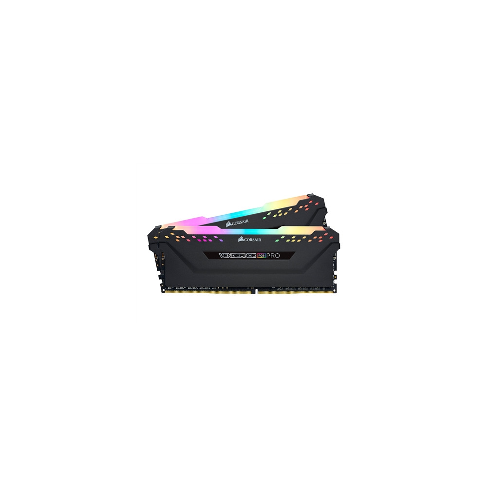 Produktbild för CORSAIR Vengeance RGB PRO - DDR4 - sats - 16 GB: 2 x 8 GB - DIMM 288-pin / PC4-25600 - ej buffrad