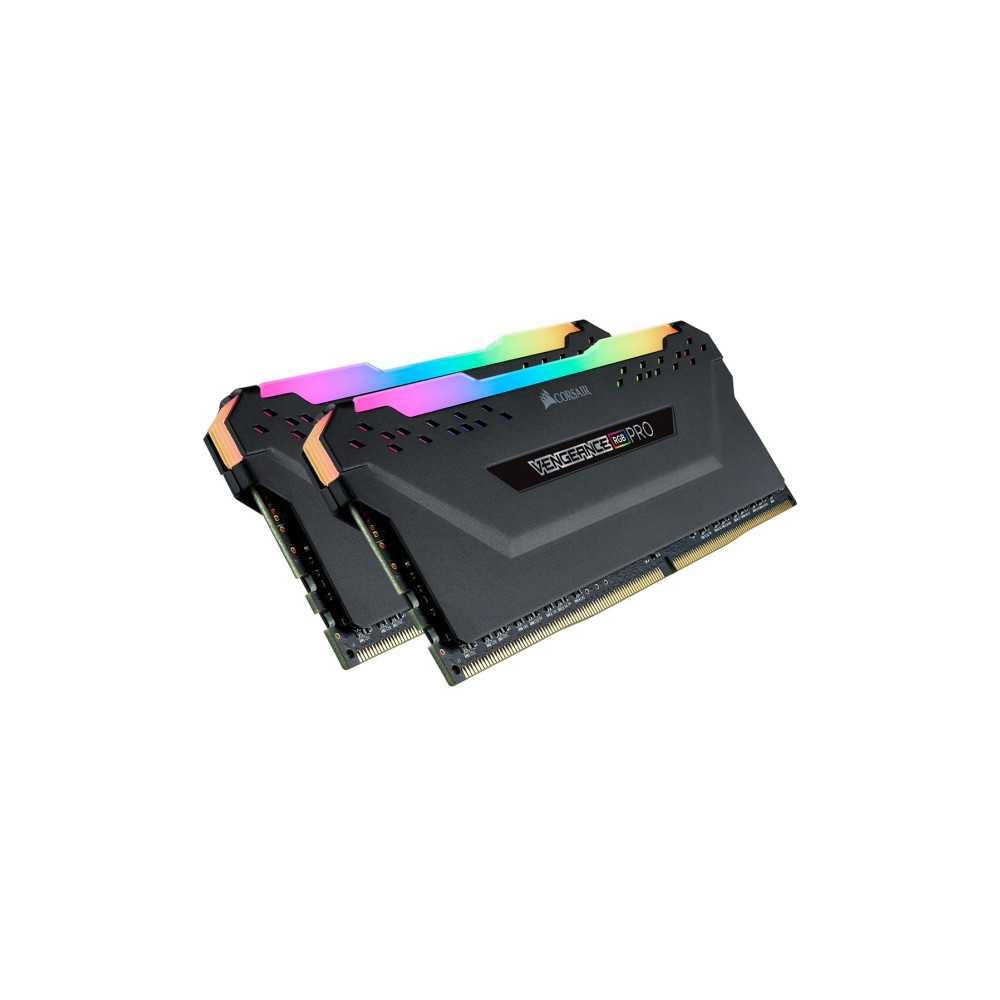 Produktbild för CORSAIR Vengeance RGB PRO - DDR4 - sats - 16 GB: 2 x 8 GB - DIMM 288-pin / PC4-25600 - ej buffrad