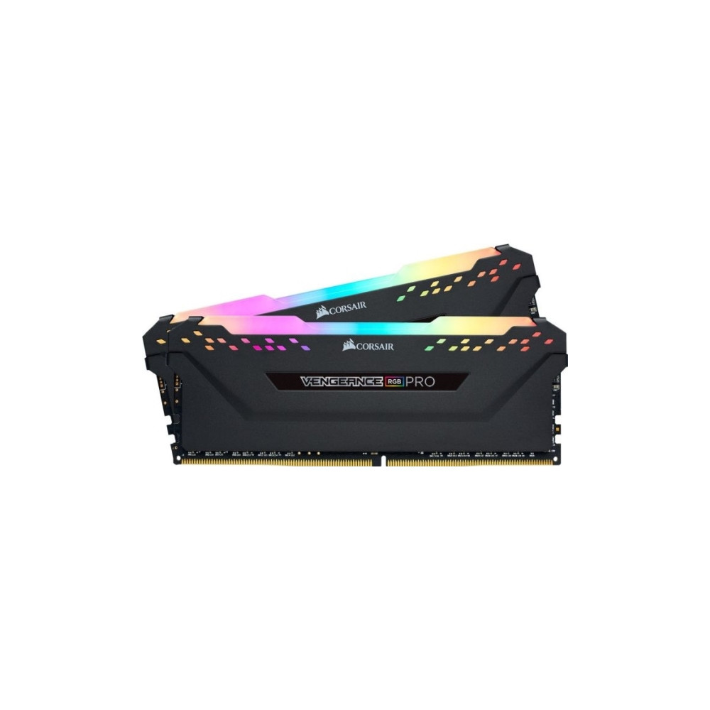 Produktbild för CORSAIR Vengeance RGB PRO - DDR4 - sats - 16 GB: 2 x 8 GB - DIMM 288-pin / PC4-25600 - ej buffrad