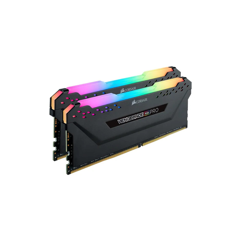 Produktbild för CORSAIR Vengeance RGB PRO - DDR4 - sats - 16 GB: 2 x 8 GB - DIMM 288-pin / PC4-25600 - ej buffrad