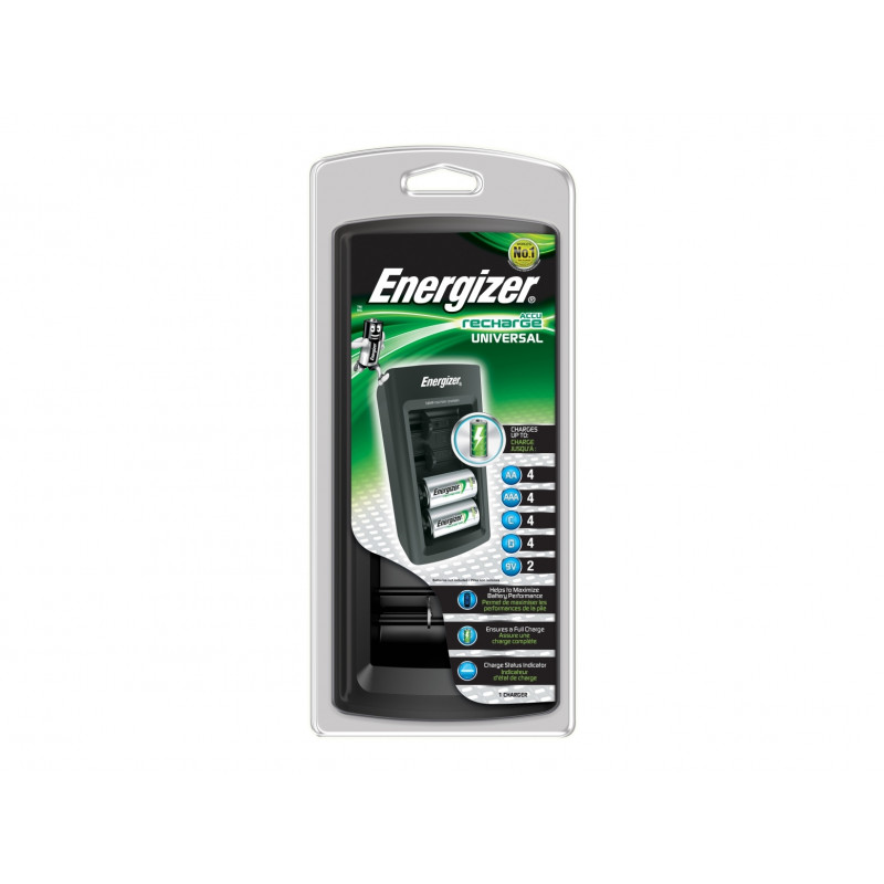 Produktbild för Energizer Universal Charger batteriladdare AC