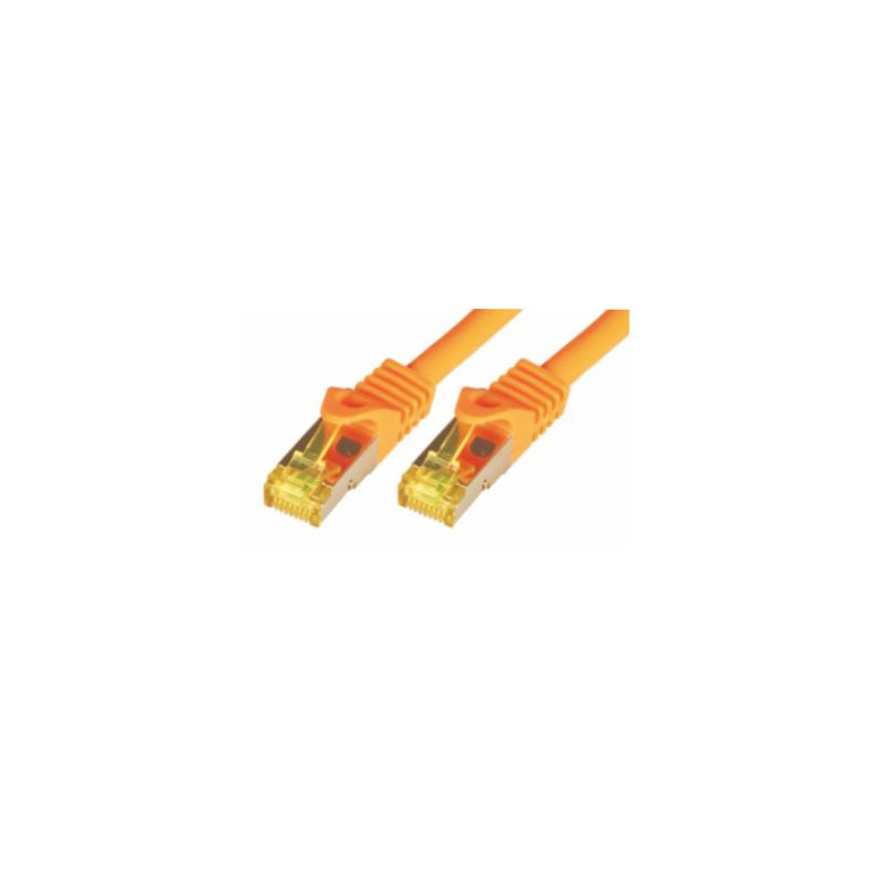 Produktbild för M-Cab PAC0033 nätverkskablar Orange 0,5 m Cat7 SF/UTP (S-FTP)