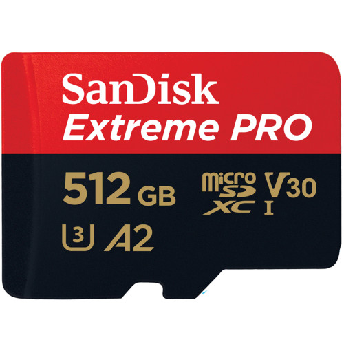 SANDISK Sandisk Extreme Pro, 512 GB, MicroSDXC, Klass 10, UHS-I, 170...