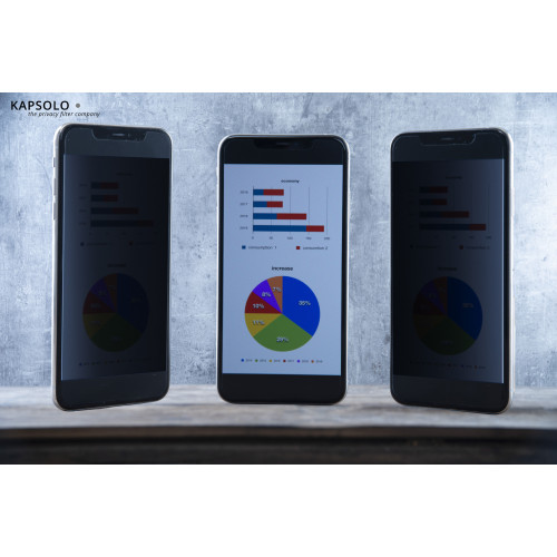 KAPSOLO KAPSOLO Privacy 4-vägs sekretessfilter Motorola Moto G6 Play Skärmskydd, Screen Protection