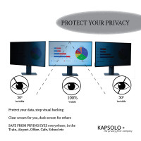 Miniatyr av produktbild för KAPSOLO Privacy 4-vägs sekretessfilter Motorola Moto G6 Play Skärmskydd, Screen Protection