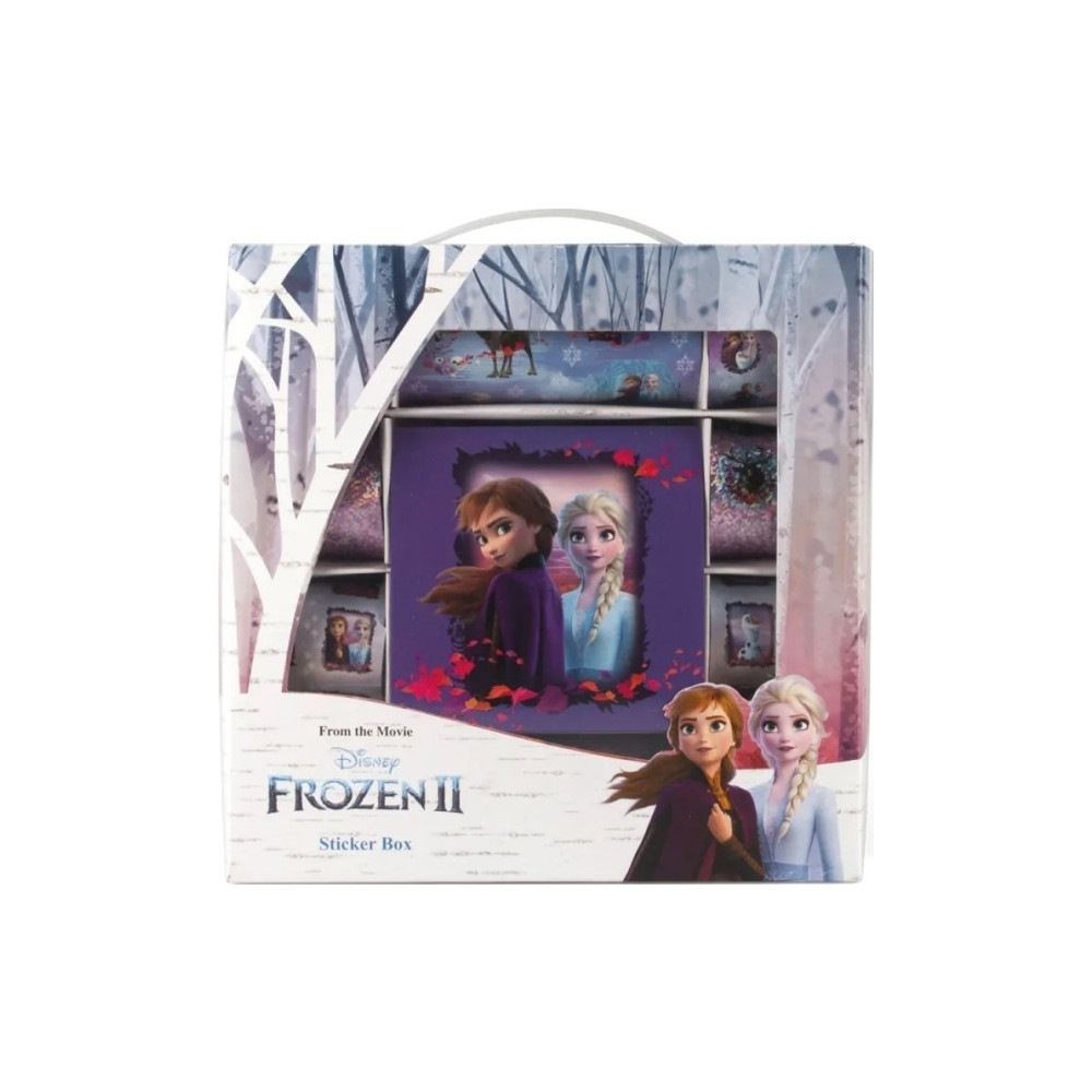 Produktbild för Disney Frozen sticker-presentask med handtag (innehåller 12...