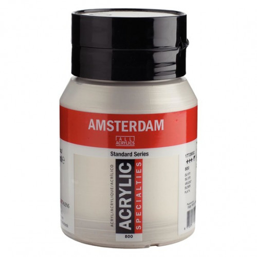 AMSTERDAM Amsterdam Standard Series Acrylic Jar 500 ml Silver 800