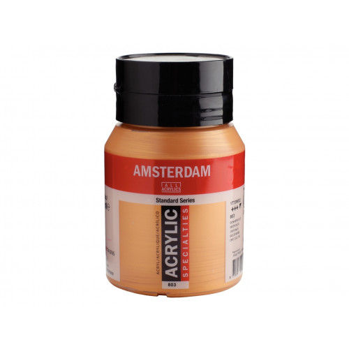 AMSTERDAM Amsterdam Standard Series Acrylic Jar 500 ml Deep Gold 803