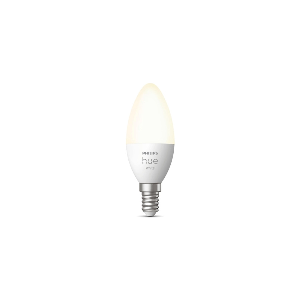 Produktbild för Philips Hue White - LED-glödlampa - form: ljus - E14 - 5.5 W - mjukt varmt vitt ljus - 2700 K