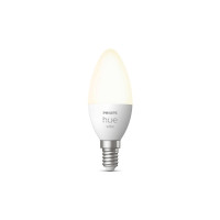 Produktbild för Philips Hue White - LED-glödlampa - form: ljus - E14 - 5.5 W - mjukt varmt vitt ljus - 2700 K