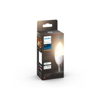 Produktbild för Philips Hue White - LED-glödlampa - form: ljus - E14 - 5.5 W - mjukt varmt vitt ljus - 2700 K