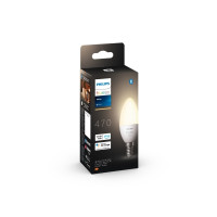 Produktbild för Philips Hue White - LED-glödlampa - form: ljus - E14 - 5.5 W - mjukt varmt vitt ljus - 2700 K