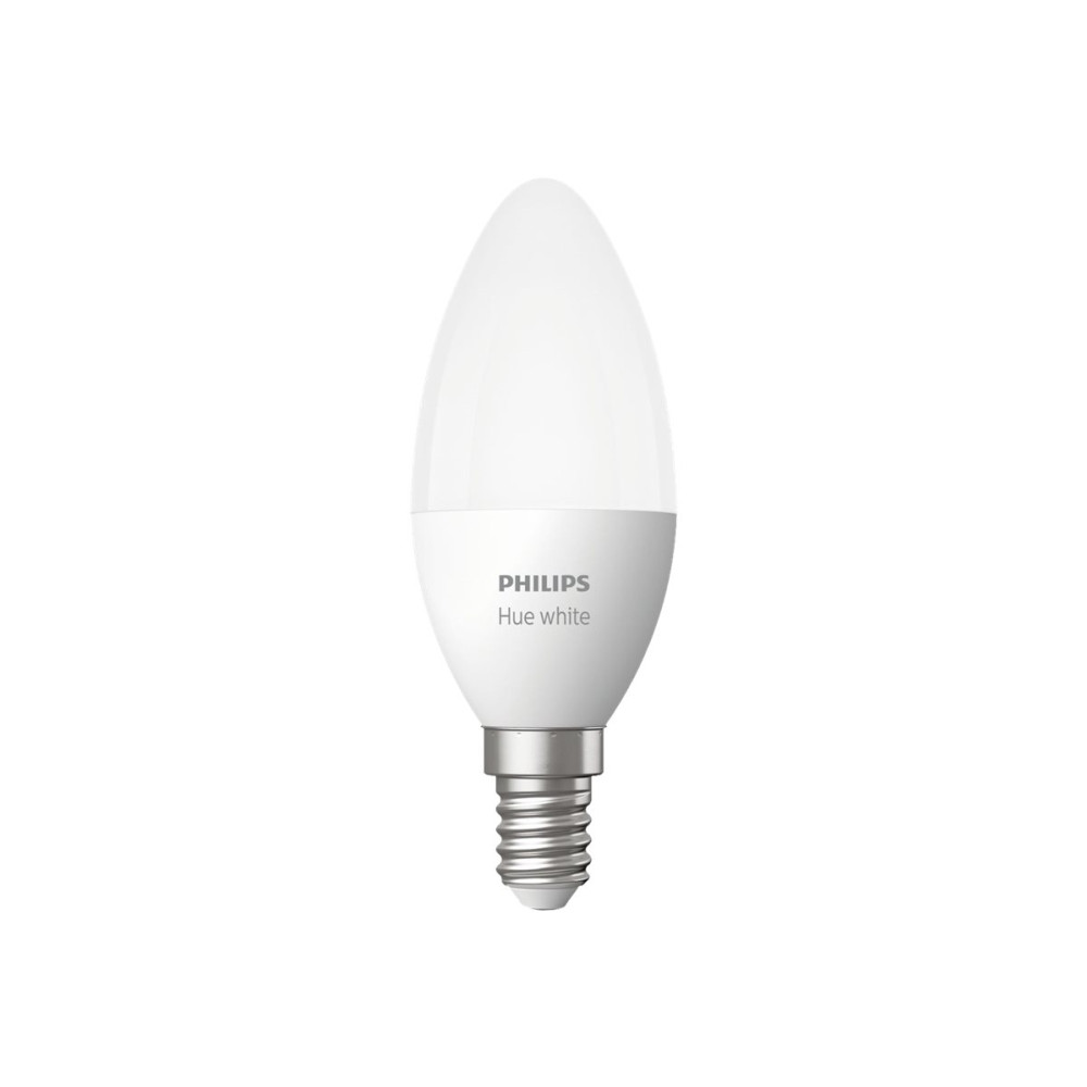 Produktbild för Philips Hue White - LED-glödlampa - form: ljus - E14 - 5.5 W - mjukt varmt vitt ljus - 2700 K