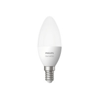 Produktbild för Philips Hue White - LED-glödlampa - form: ljus - E14 - 5.5 W - mjukt varmt vitt ljus - 2700 K