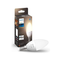 Produktbild för Philips Hue White - LED-glödlampa - form: ljus - E14 - 5.5 W - mjukt varmt vitt ljus - 2700 K