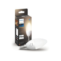 Produktbild för Philips Hue White - LED-glödlampa - form: ljus - E14 - 5.5 W - mjukt varmt vitt ljus - 2700 K