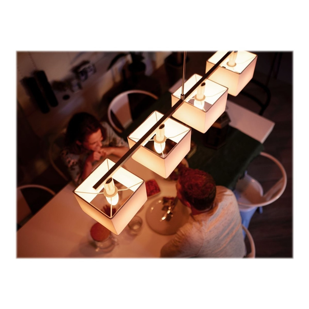 Produktbild för Philips Hue White - LED-glödlampa - form: ljus - E14 - 5.5 W - mjukt varmt vitt ljus - 2700 K