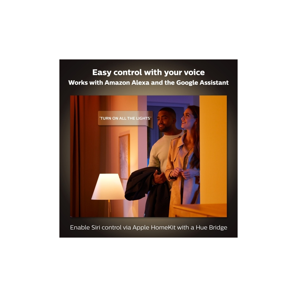 Produktbild för Philips Hue White - LED-glödlampa - form: ljus - E14 - 5.5 W - mjukt varmt vitt ljus - 2700 K