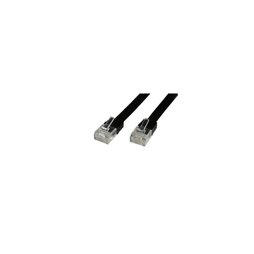 Microconnect Microconnect V-UTP601S-FLAT nätverkskablar Svart 1 m Cat6