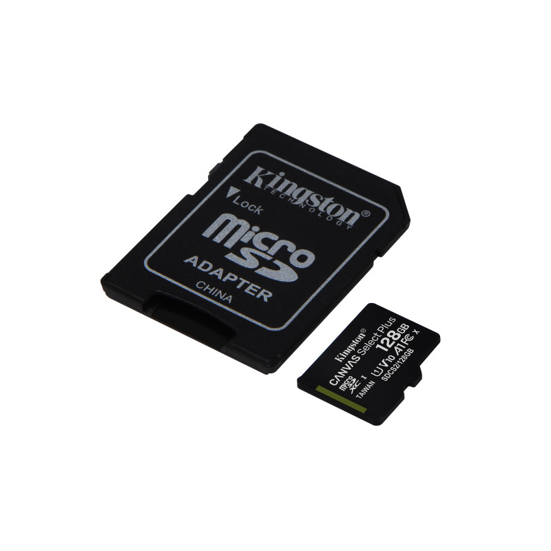 Produktbild för Kingston Technology Canvas Select Plus 128 GB MicroSDXC UHS-I Klass 10