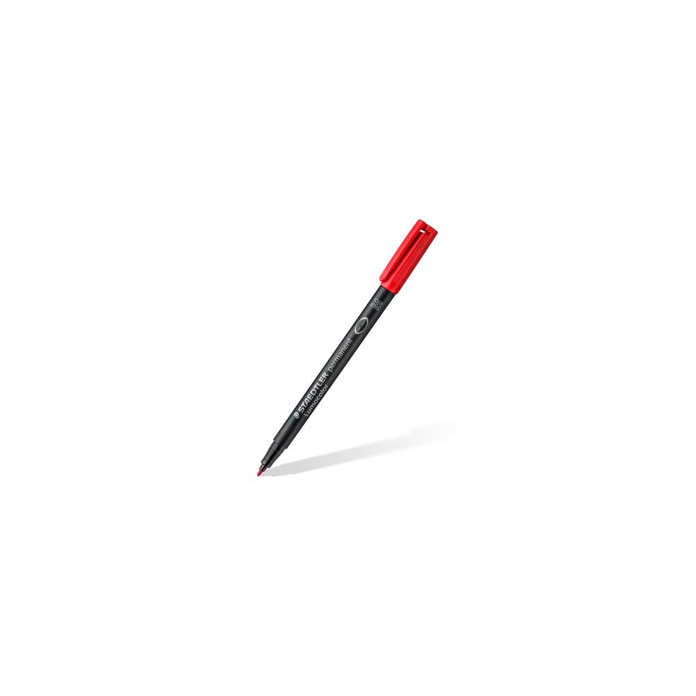 Produktbild för STAEDTLER Lumocolor 317 - markering - svart, röd, blå, grön (paket om 4)