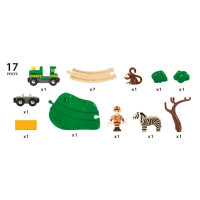 Produktbild för BRIO - Safari-järnvägsset