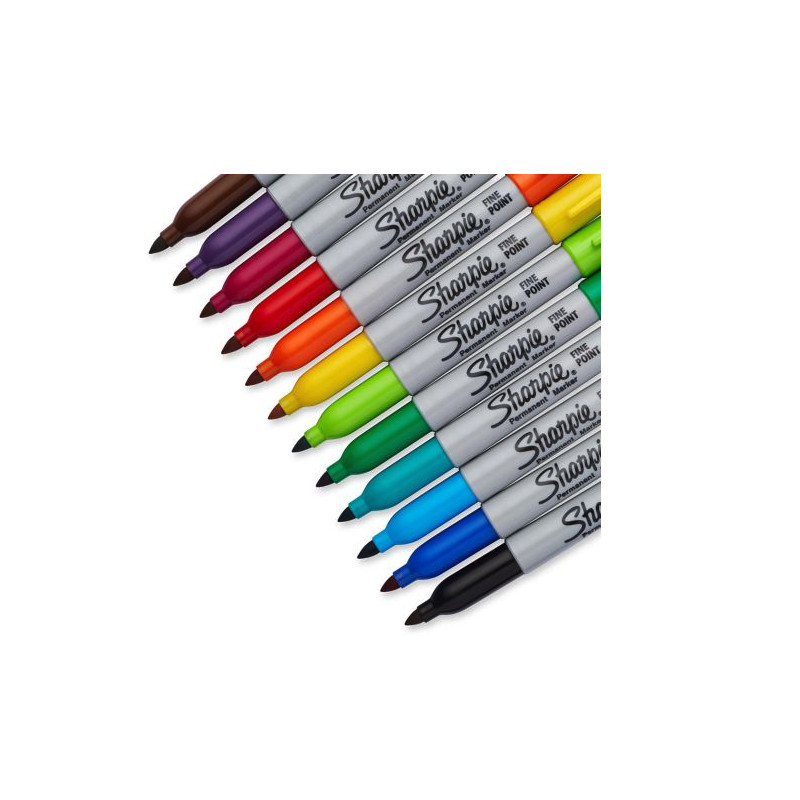 Produktbild för Sharpie Fine märkpennor 24 styck Fin spets Multifärg