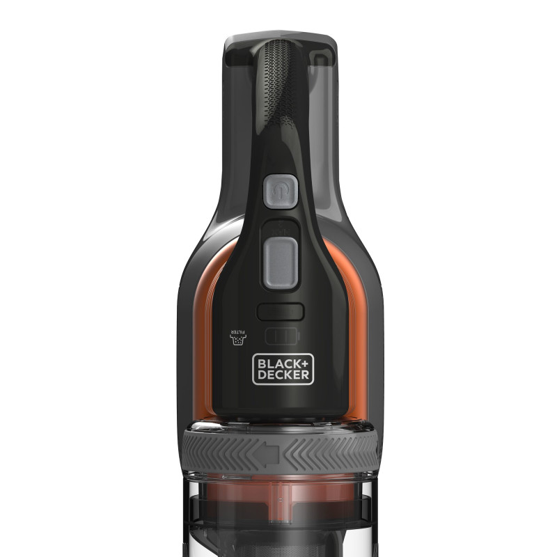 Produktbild för Black & Decker BHFEV182B-XJ upprättstående dammsugare och elektrisk sopborste Utan påse Orange, Titan