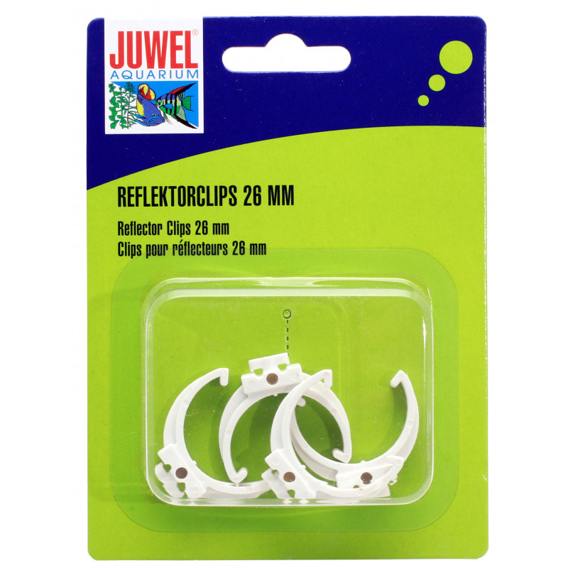 Produktbild för Juwel Clips plast för T8 reflektor 4-p