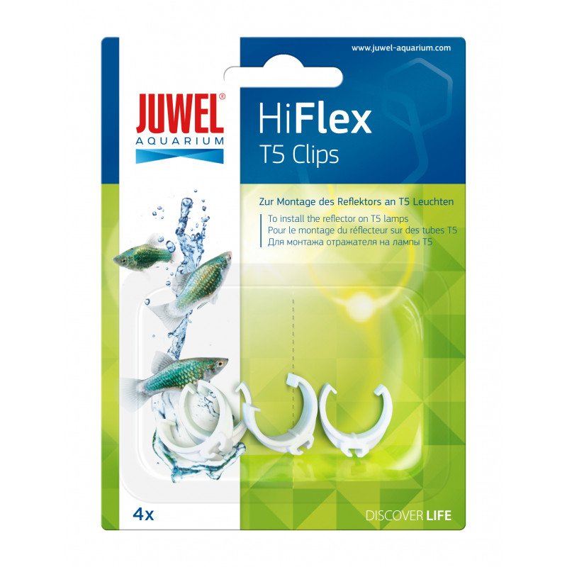 Produktbild för Juwel Clips för HiflexT5 reflektor 4-Pack