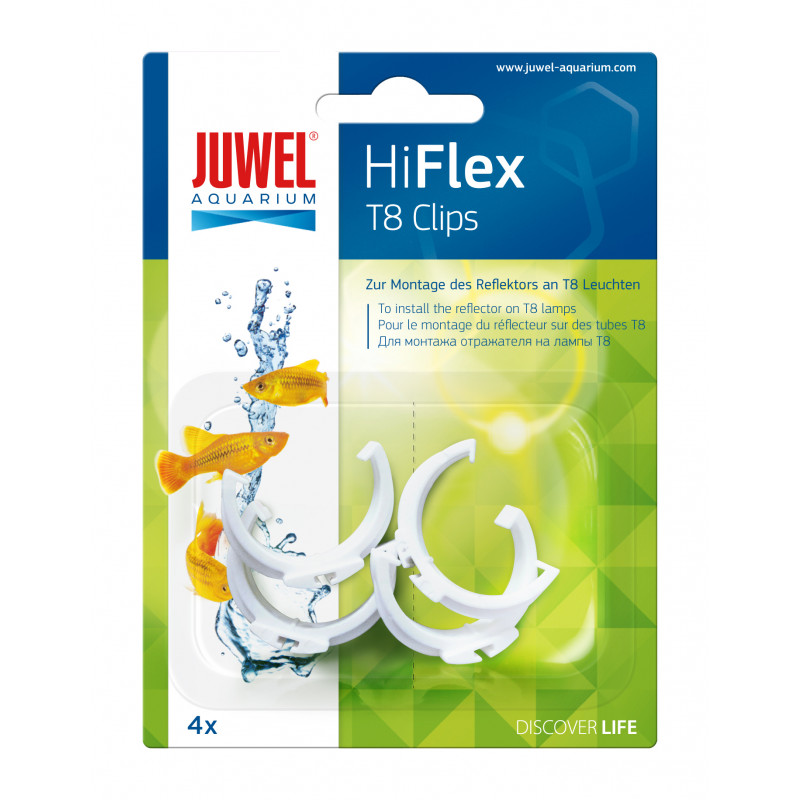 Produktbild för Juwel Clips för HiflexT8 reflektor 4-Pack
