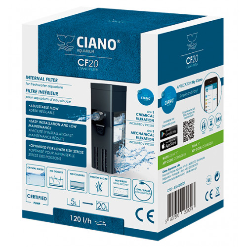 Ciano Innerfilter CF20 Ciano Max 120l/t