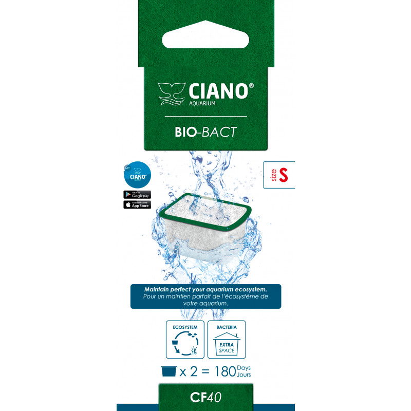 Produktbild för Bio Bact Small Ciano 2-pack