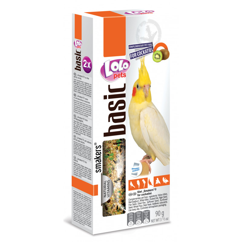 Produktbild för Parakitkräcker Kiwi Lolopets 90 g