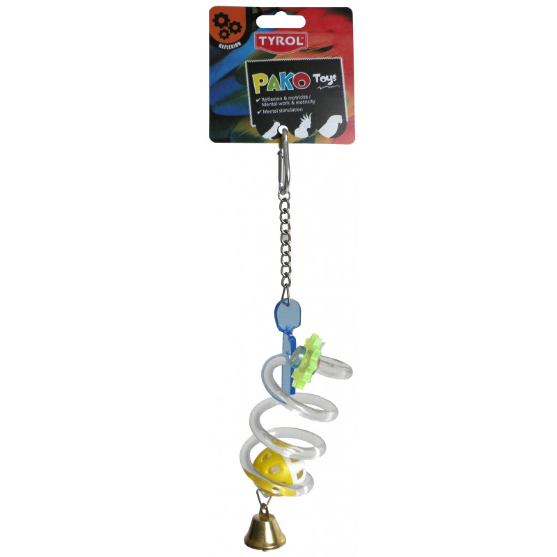 Produktbild för Fågelleksak Twister Ball Pako Reflex Tyrol 37 cm