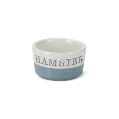 Beeztees Keramikskål Hamster Vit/Blå Beeztees 7,5x4 cm