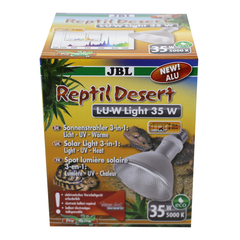 Produktbild för Metallhalogenlampa ReptilDesert Daylight JBL 35 w
