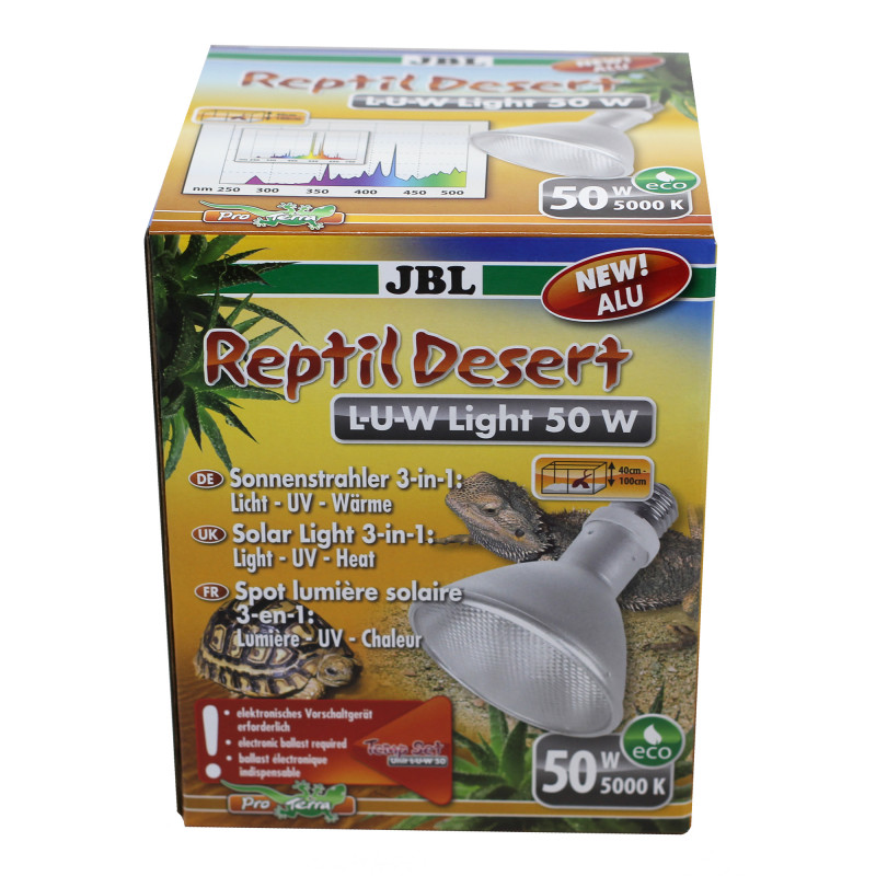 Produktbild för Metallhalogenlampa ReptilDesert Daylight JBL 50 w