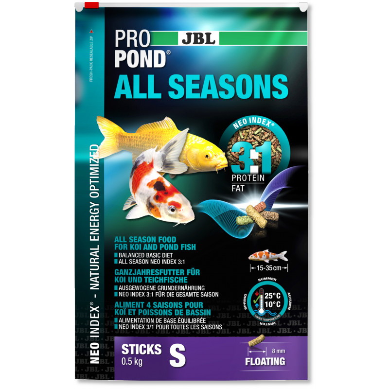 Produktbild för JBL ProPond All Seasons Small 3 l/500 gram