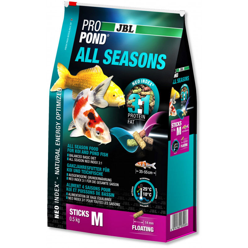 Produktbild för JBL ProPond All Seasons Medium 3 l/500 gram