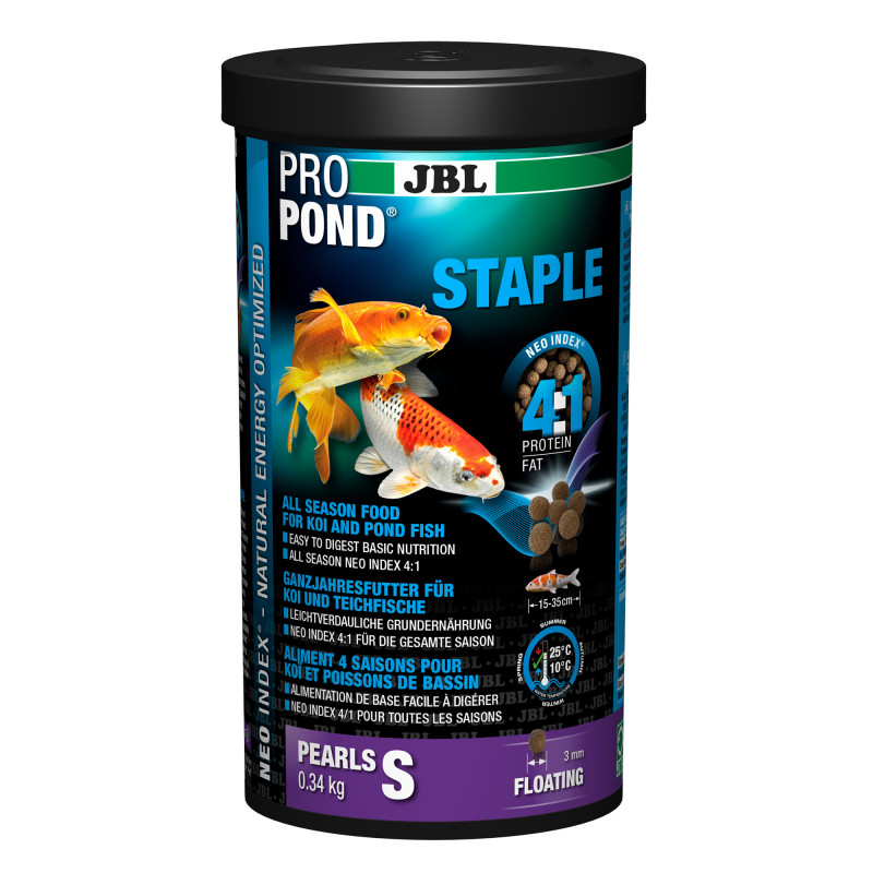 Produktbild för JBL ProPond Staple Small 1 l/0,34 kg