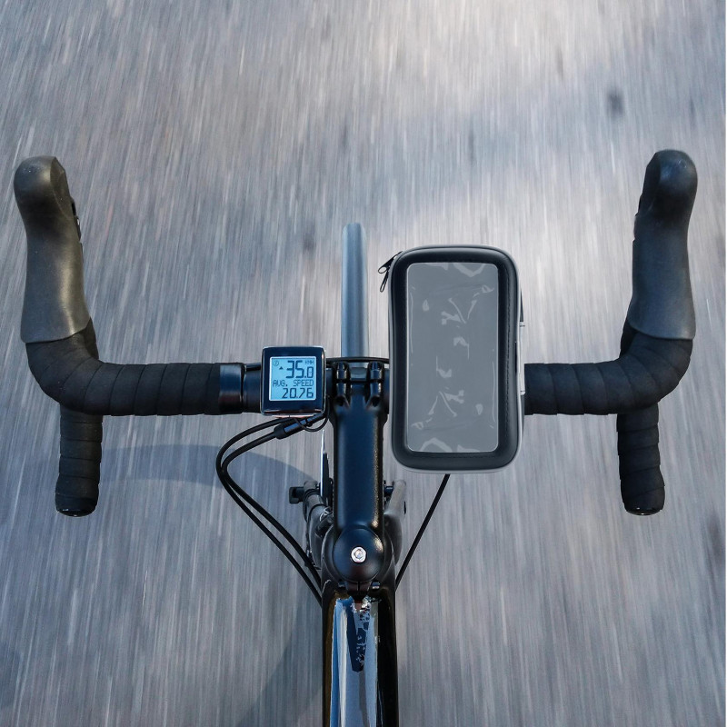 Produktbild för Snap Ultratålig cykelhållare med väska IPX6