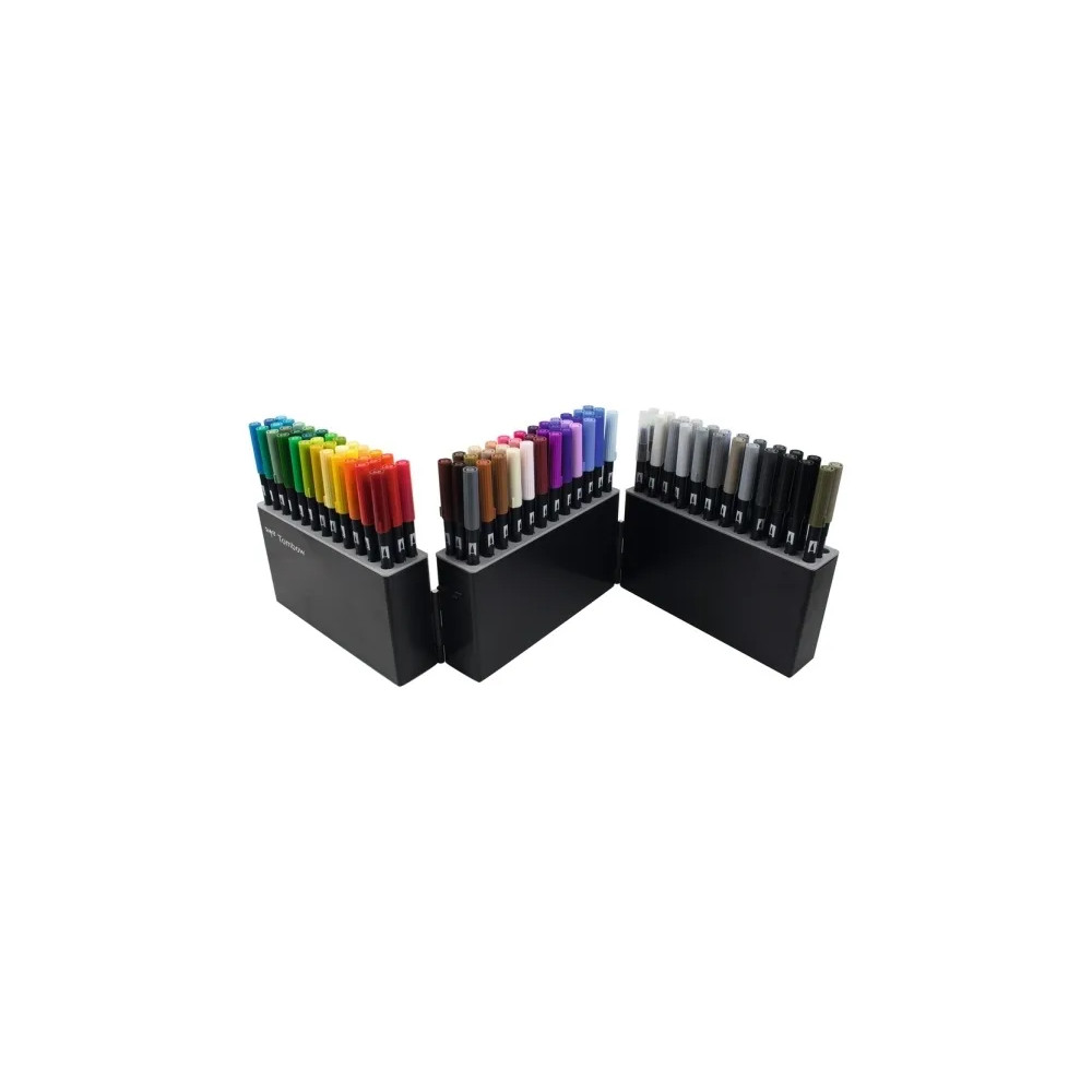 Produktbild för Marker Tombow ABT Dual Brush 108 stk. ass. farver i display...