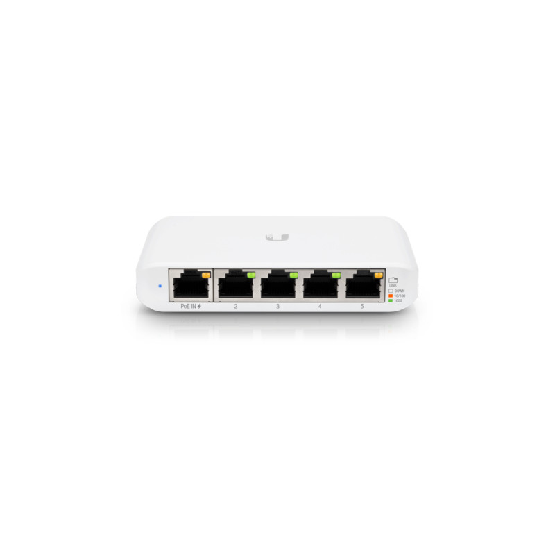 Produktbild för Ubiquiti Networks UniFi USW Flex Mini hanterad Gigabit Ethernet (10/100/1000) Strömförsörjning via Ethernet (PoE) stöd Vit
